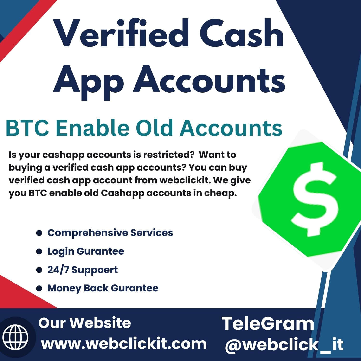 buy verified cash app account
