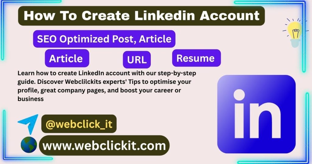 how to create linkedin account