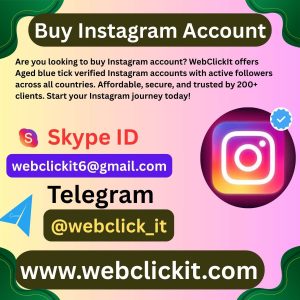 buy instagram account with active followers